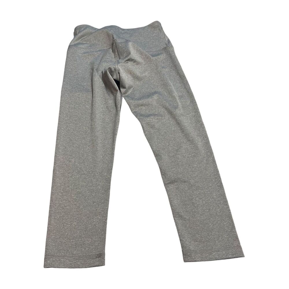 90 Degree By Reflex Cropped Leggings Women's XS Heather Gray Stretch High-Waist - Picture 2 of 6
